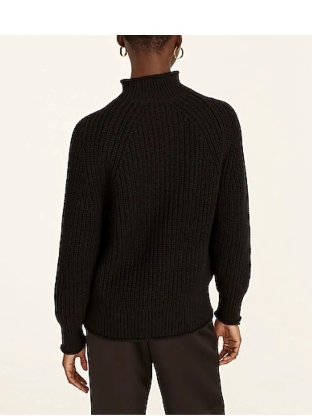 J. Crew Relaxed Cotton Rollneck Sweater S  Excellent Used